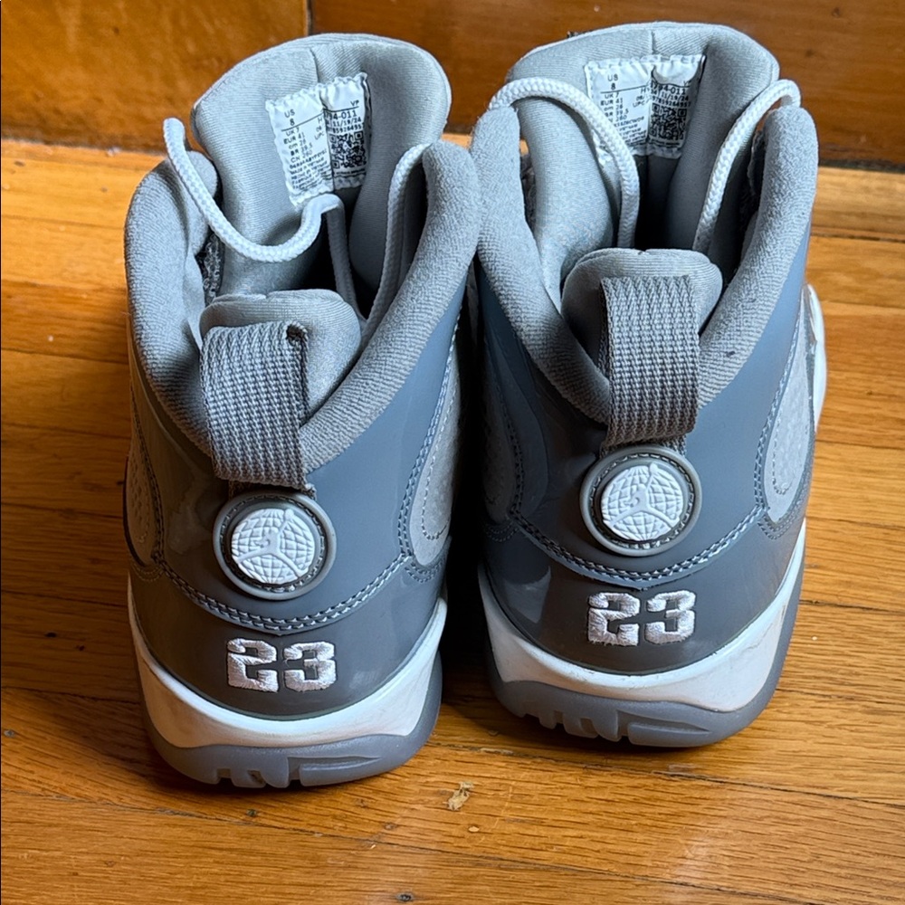 Jordan 9s Gray Sneakers - Picture 4 of 6